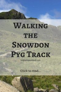 Walking the Snowdon Pyg Track