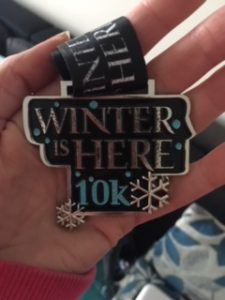 Winter 10K medal