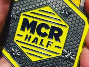 Manchester Half Marathon 2018 medal