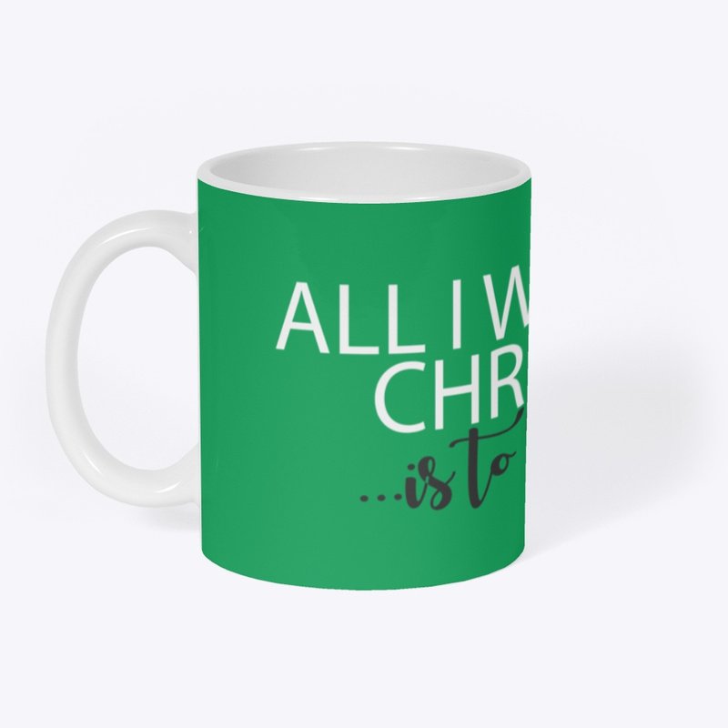Scoliosis Christmas mug - all I want for Christmas is to be pain free