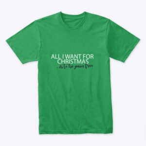 Scoliosis Christmas T-shirt - all I want for Christmas is to be pain free